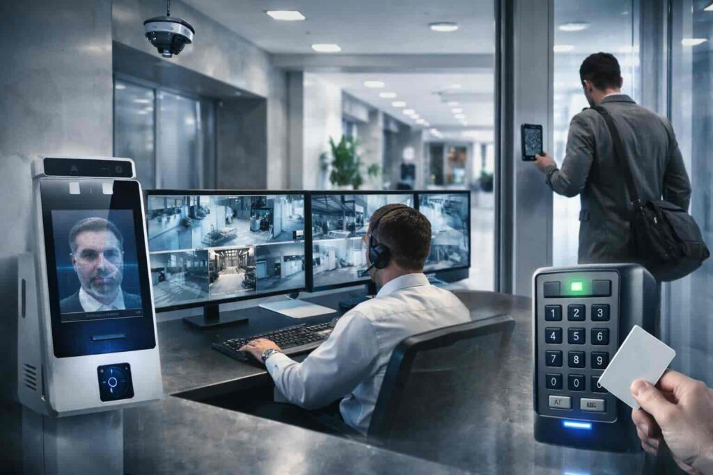 Monitoreo de accesos en edificios