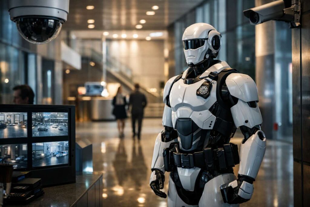 Robots humanoides y seguridad electrónica