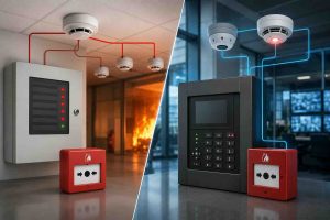 Detección de incendios convencional vs direccionable: diferencias, ventajas y errores frecuentes