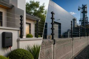 Cerco eléctrico residencial vs industrial: qué debe tener en cuenta el instalador