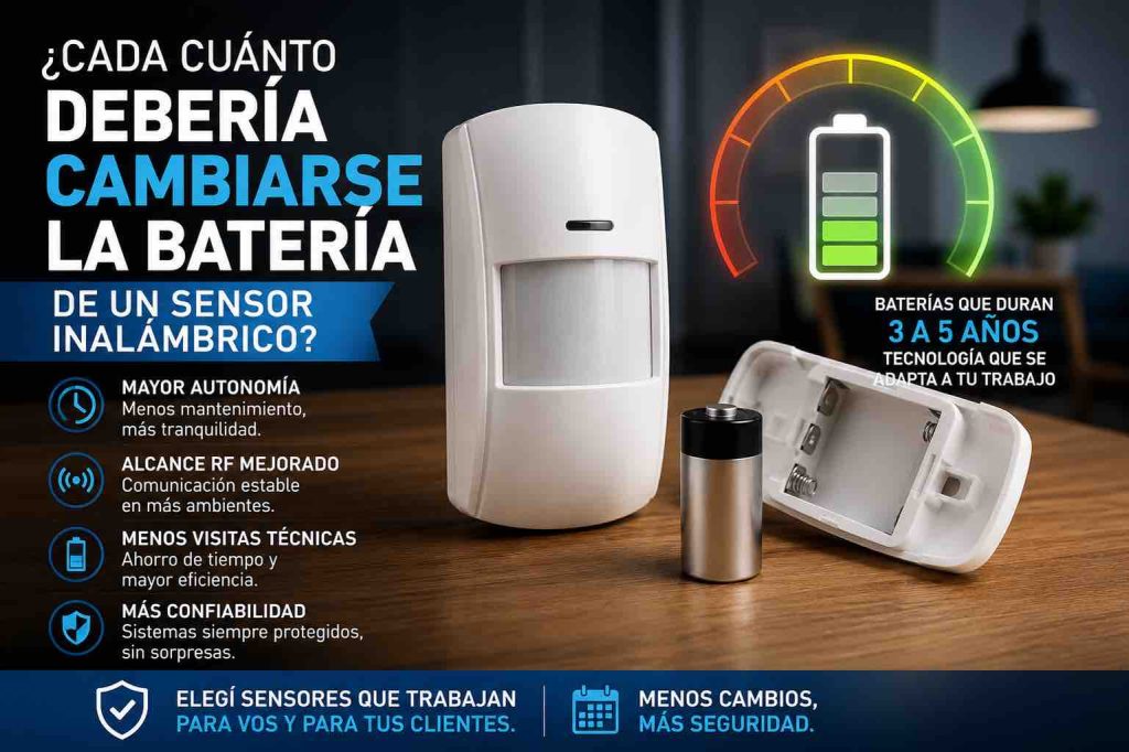 bateria del sensor