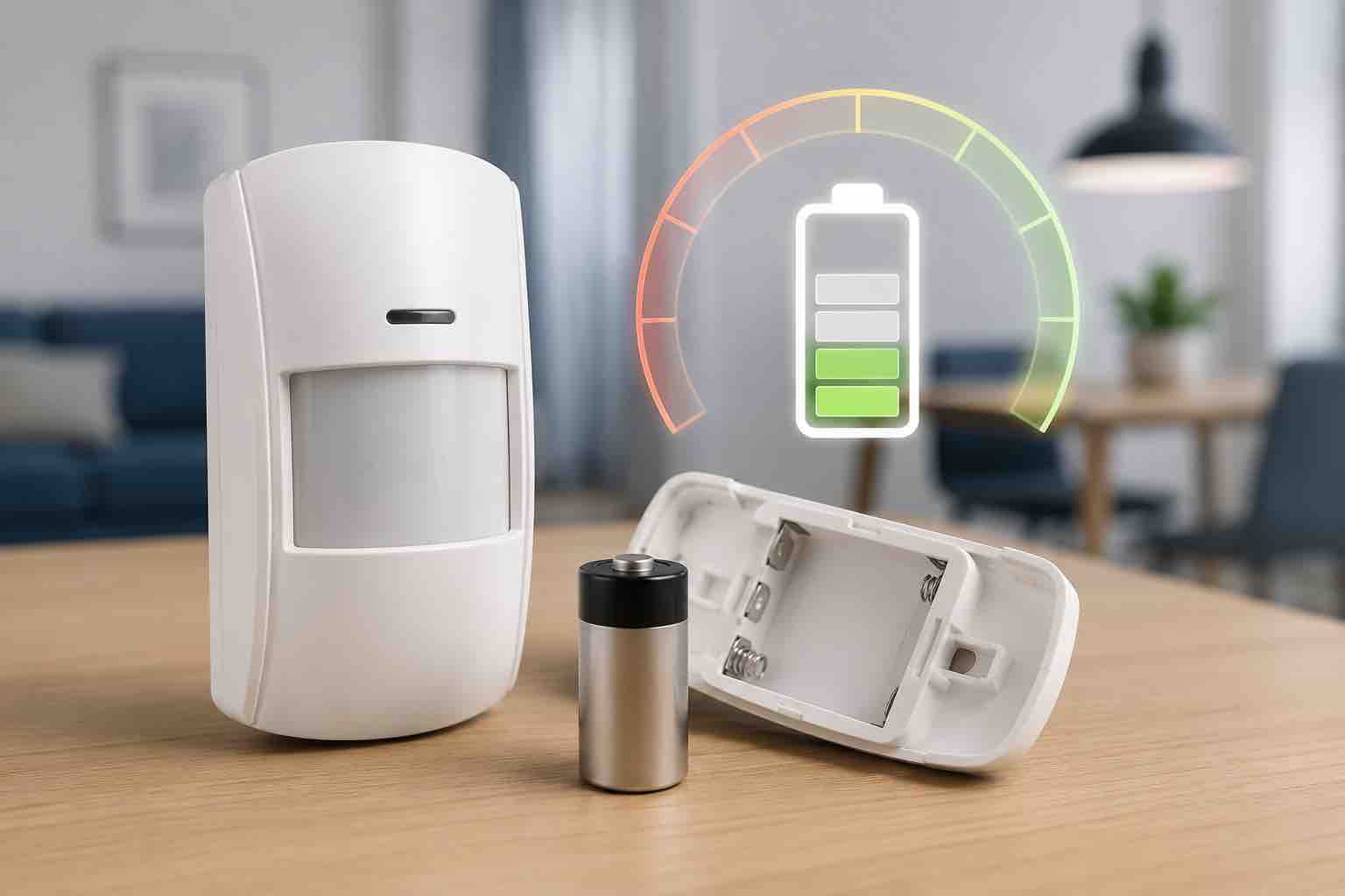 batería del sensor