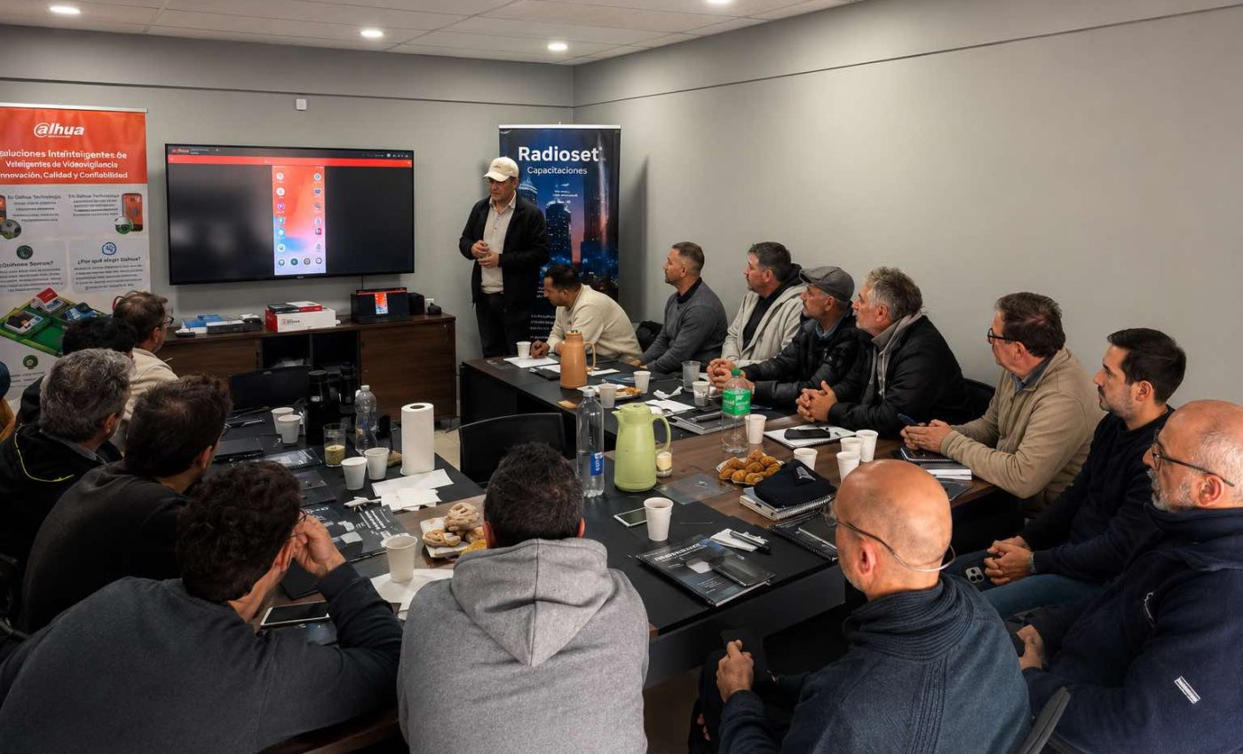 Radioset y Dahua capacitaron a instaladores en integración de alarmas y videovigilancia
