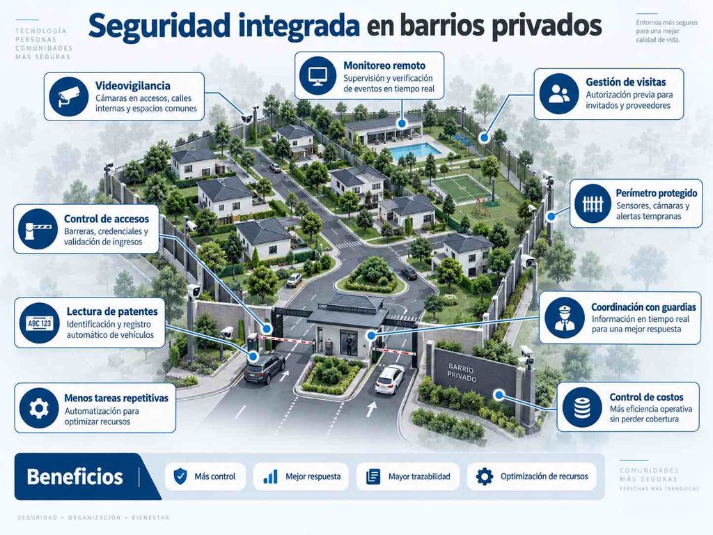 seguridad en barrios privados
