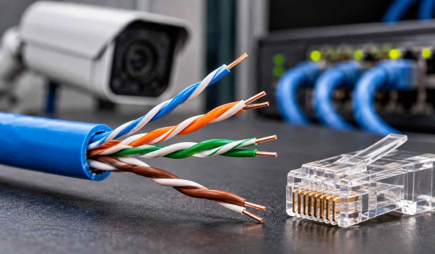 Cable UTP: el componente que puede comprometer toda una instalación de seguridad
